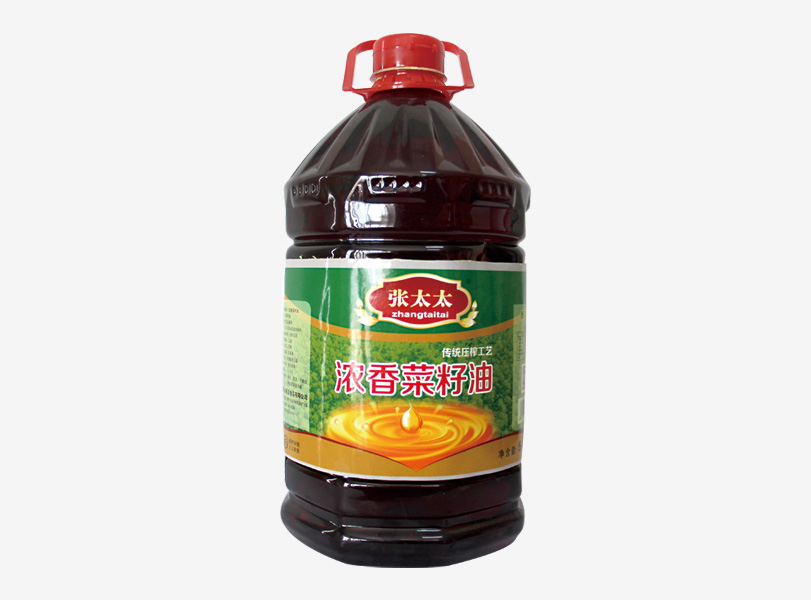 張?zhí)?濃香菜籽油-5Lx4瓶